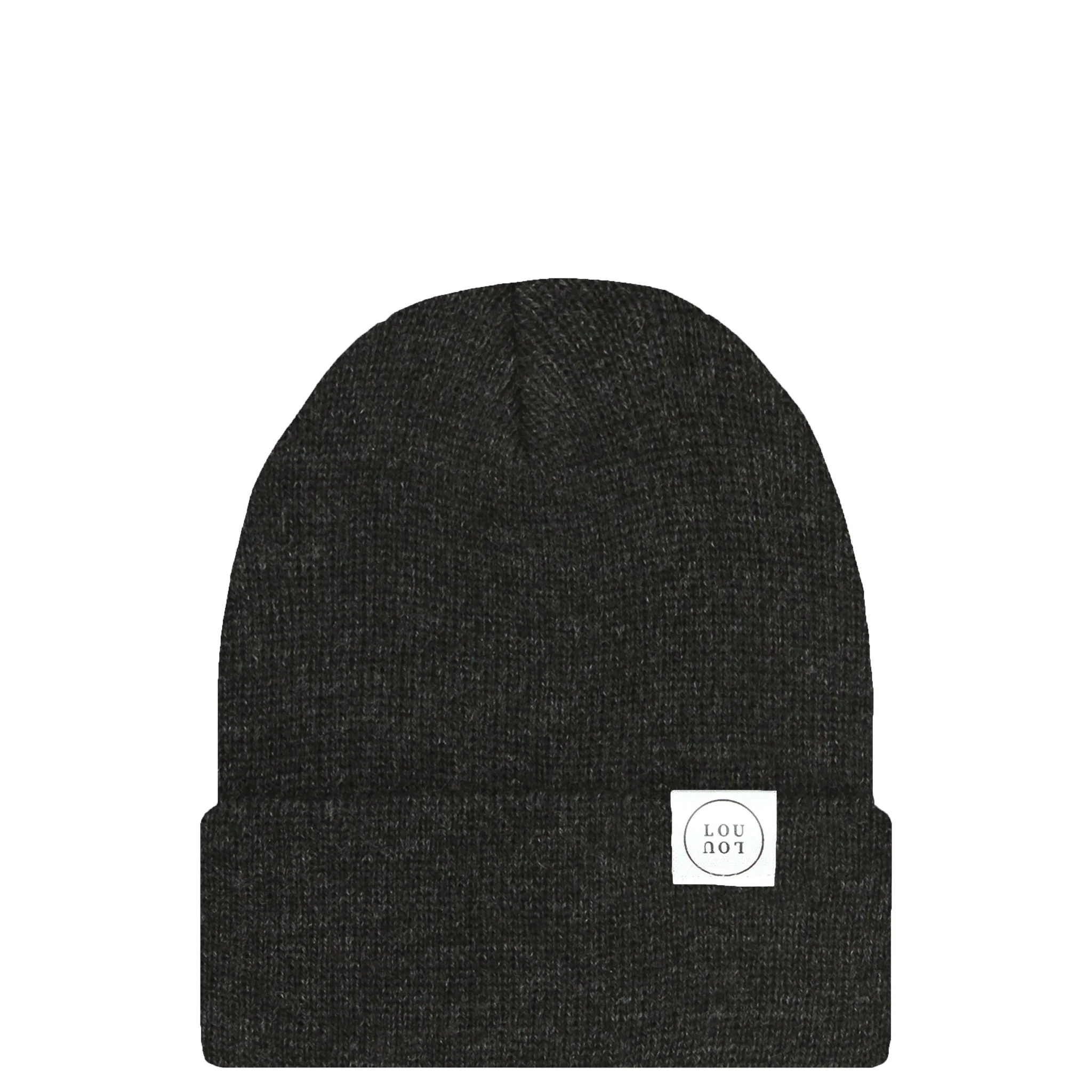 Beanie - Heathered Black | Lou Lou & Company