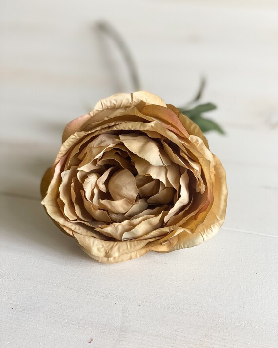 Pink Peony 3pcs  Garden Rose  Fall Flower  Fall  Pink  - Etsy | Etsy (US)