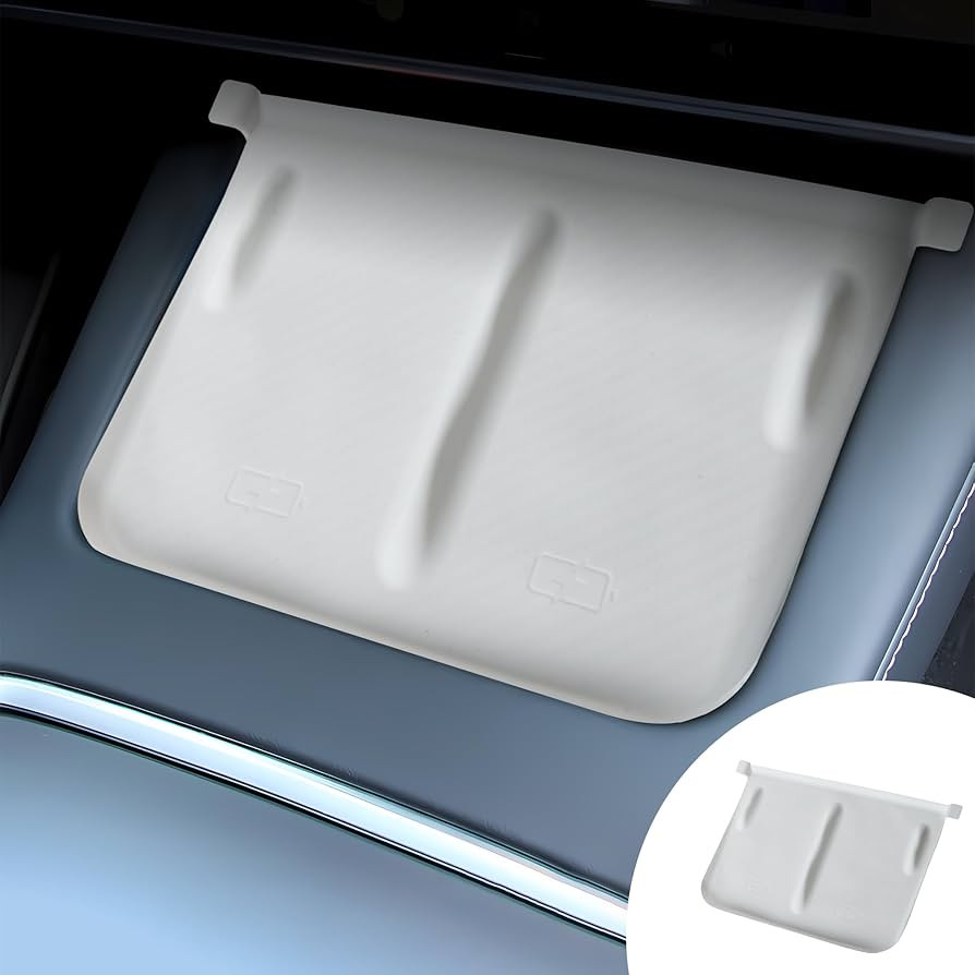 Tinlucys Tesla Center Console Silicone Pad for Wireless Charging Space,Center Console Interior Ac... | Amazon (US)