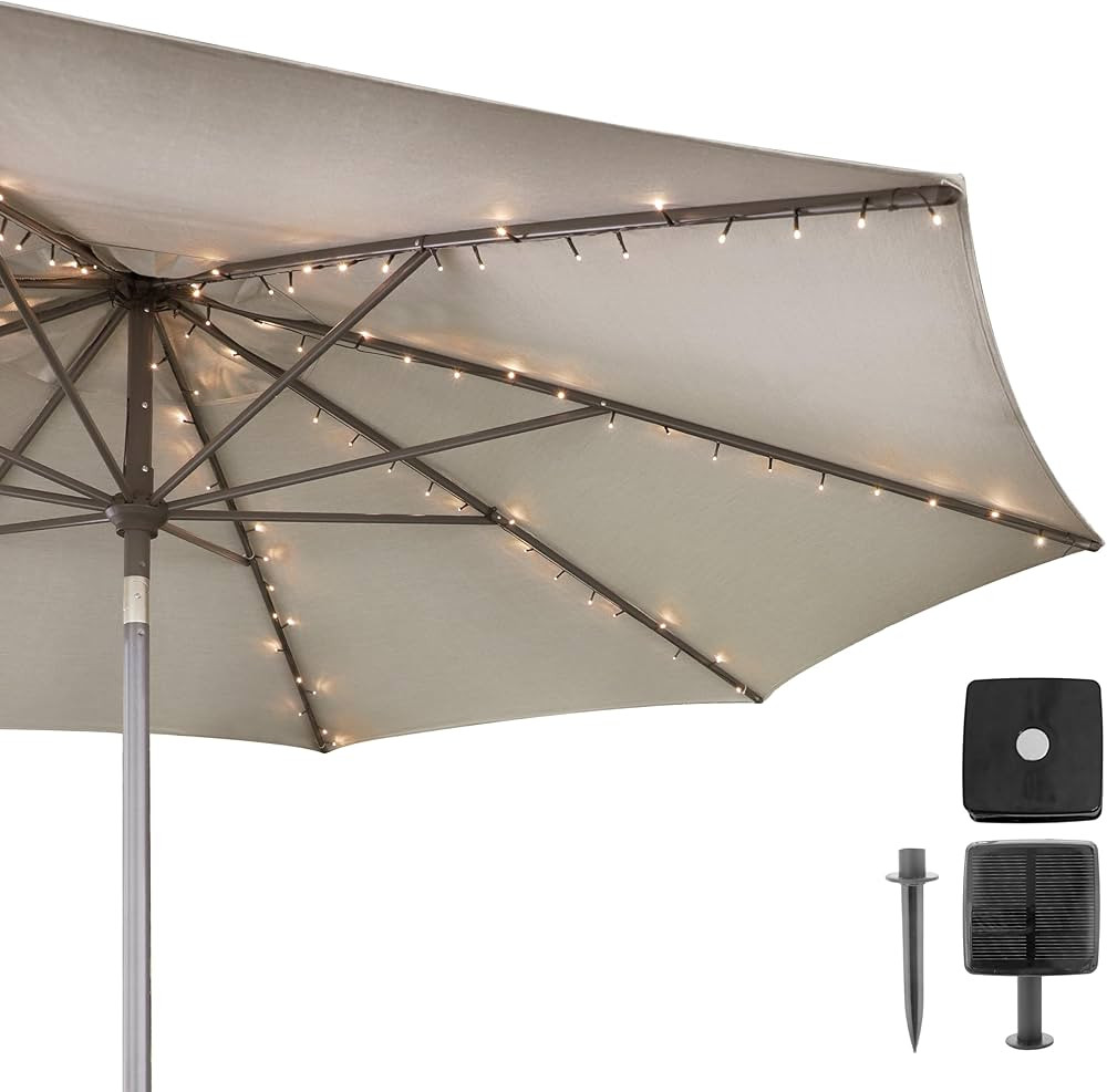 Danson Decor Premium Patio Umbrella Lights – Solar Powered Outdoor Lights with Magnetic Panel ... | Amazon (CA)