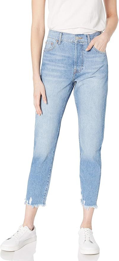 The Drop Women's Audrey Slim High-Rise Straight Fit Button-Fly Jean | Amazon (US)