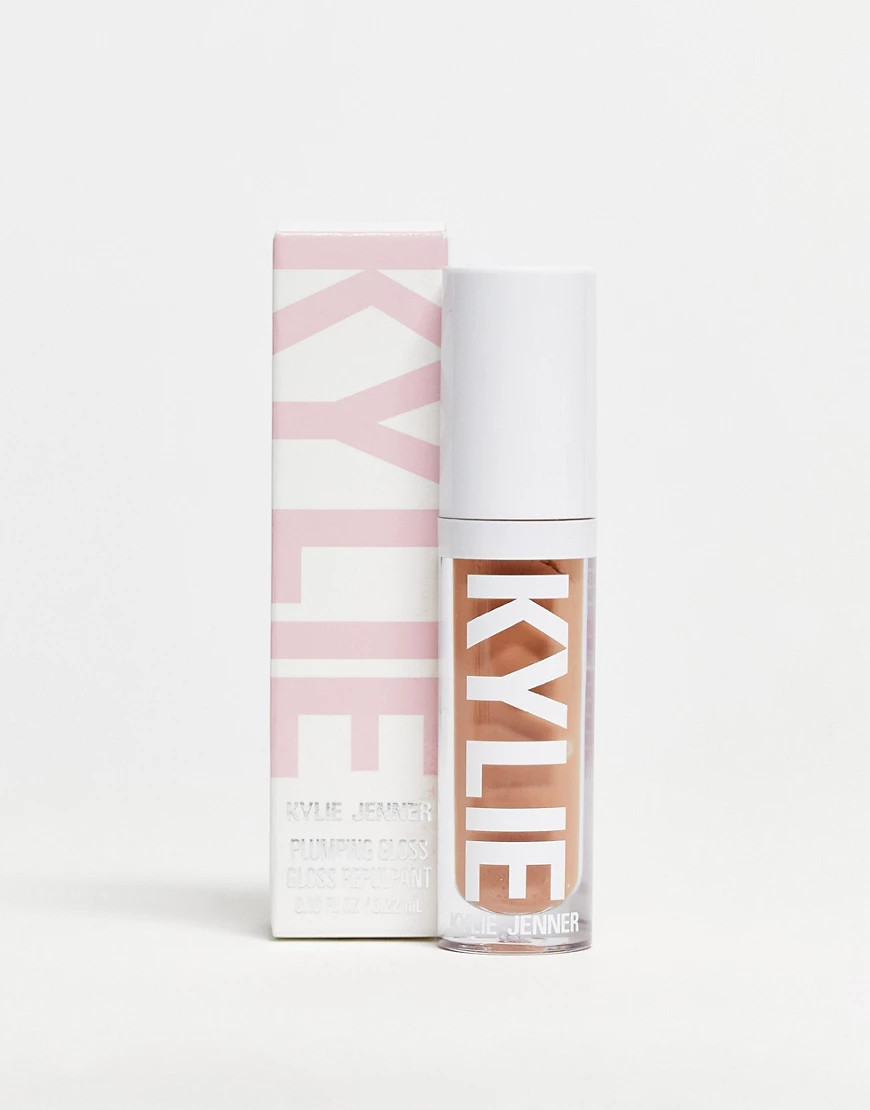 Kylie Cosmetics Plumping Gloss 733 On Neutral-Pink | ASOS (Global)