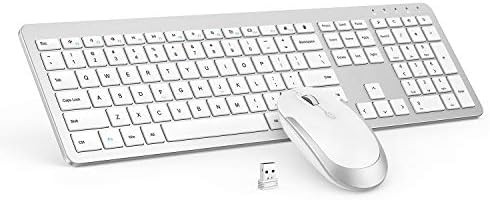 Wireless Keyboard and Mouse Combo - Full Size Slim Thin Wireless Keyboard Mouse with Numeric Keyp... | Amazon (US)