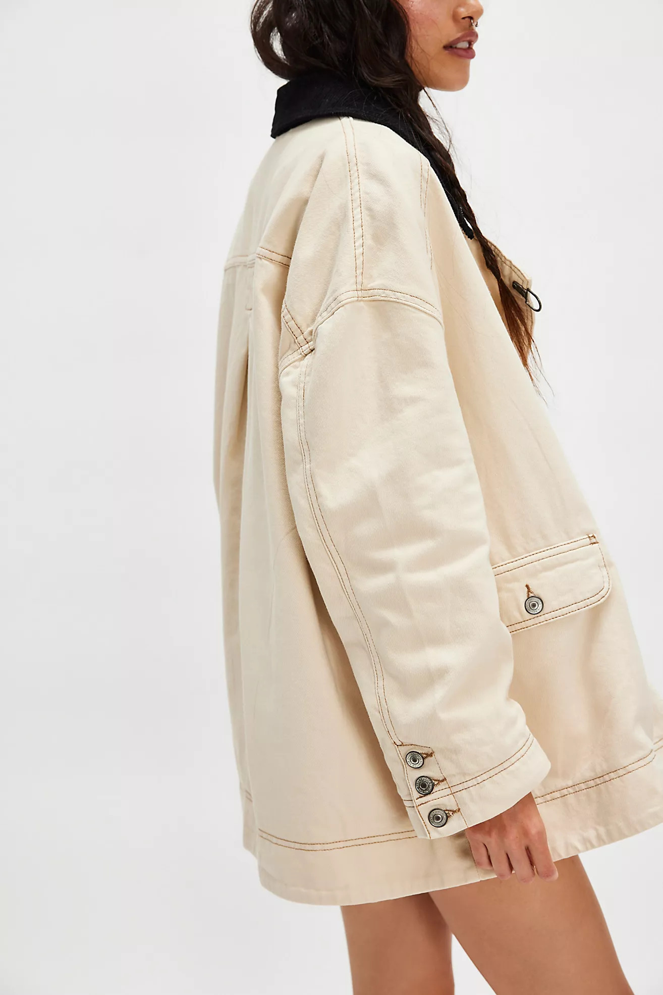 We The Free Denim Barn Coat | Free People (UK)