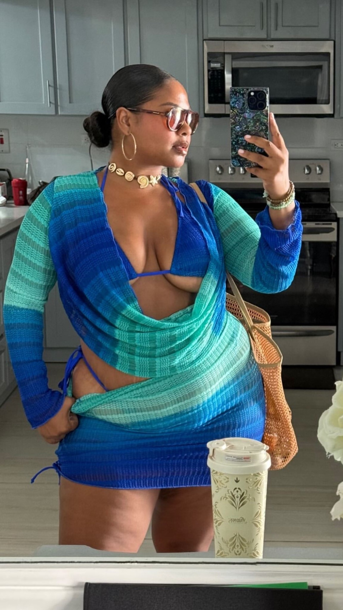 A show stopper for the summer . Wearing xl 

#LTKSeasonal #LTKMidsize #LTKPlusSize