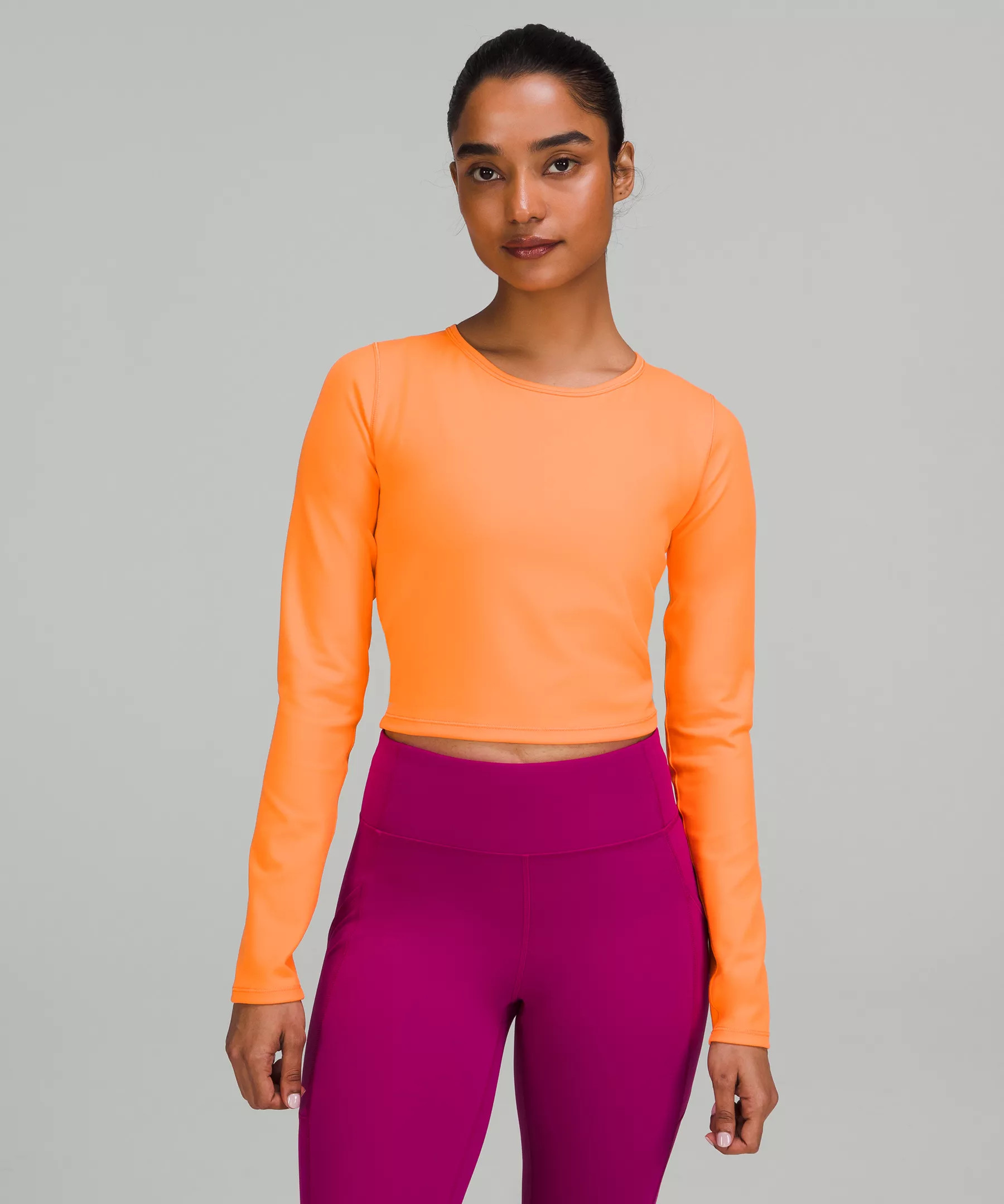 Wunder Train Cropped Long Sleeve Shirt Online Only | Lululemon (US)