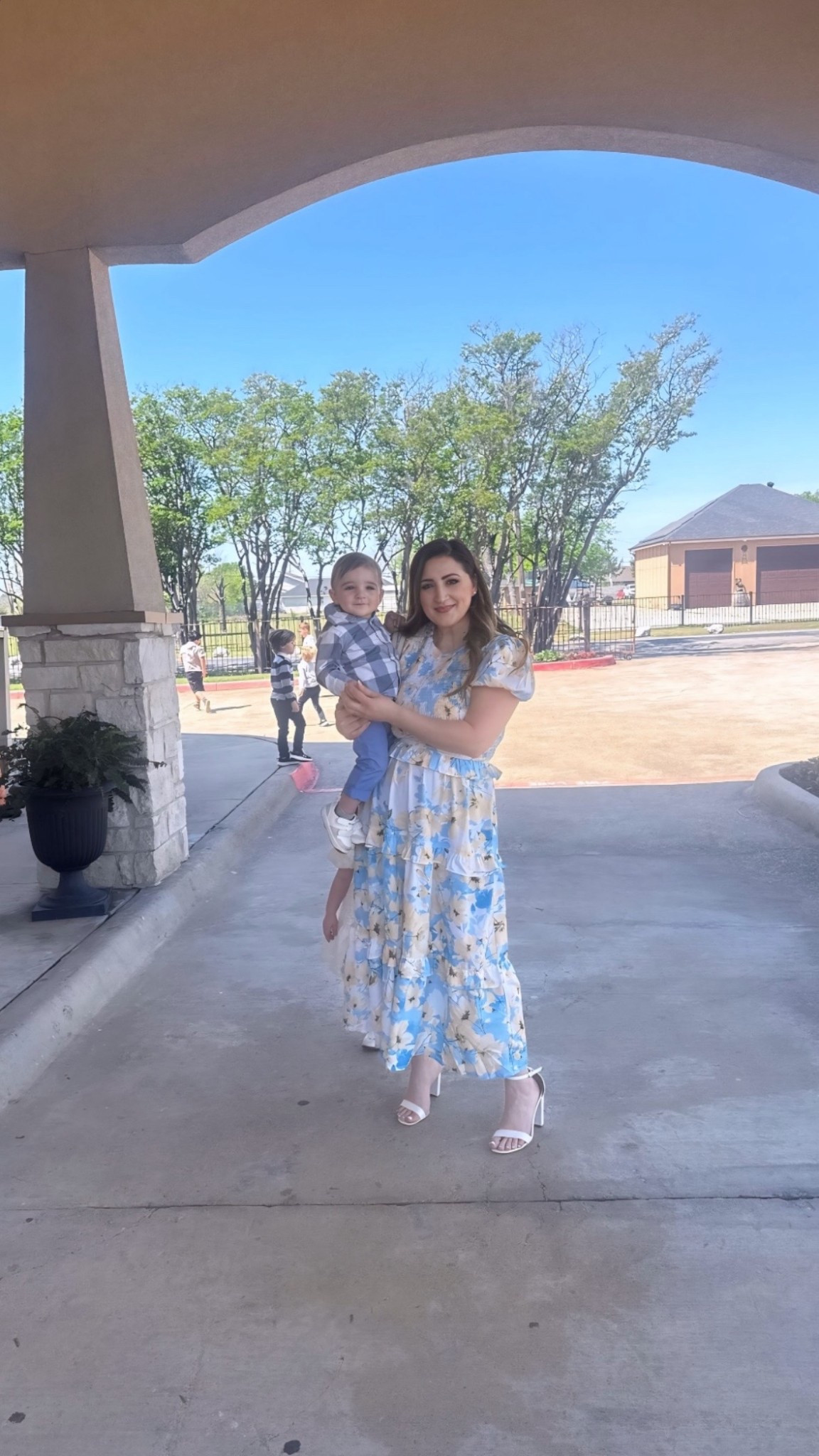 Little hands, big faith 🌿✨ celebrating Palm Sunday with the ones who mean everything to me. Hosanna in the highest 🌿 

#LTKdayinmylife #LTKmomlife #LTKootd