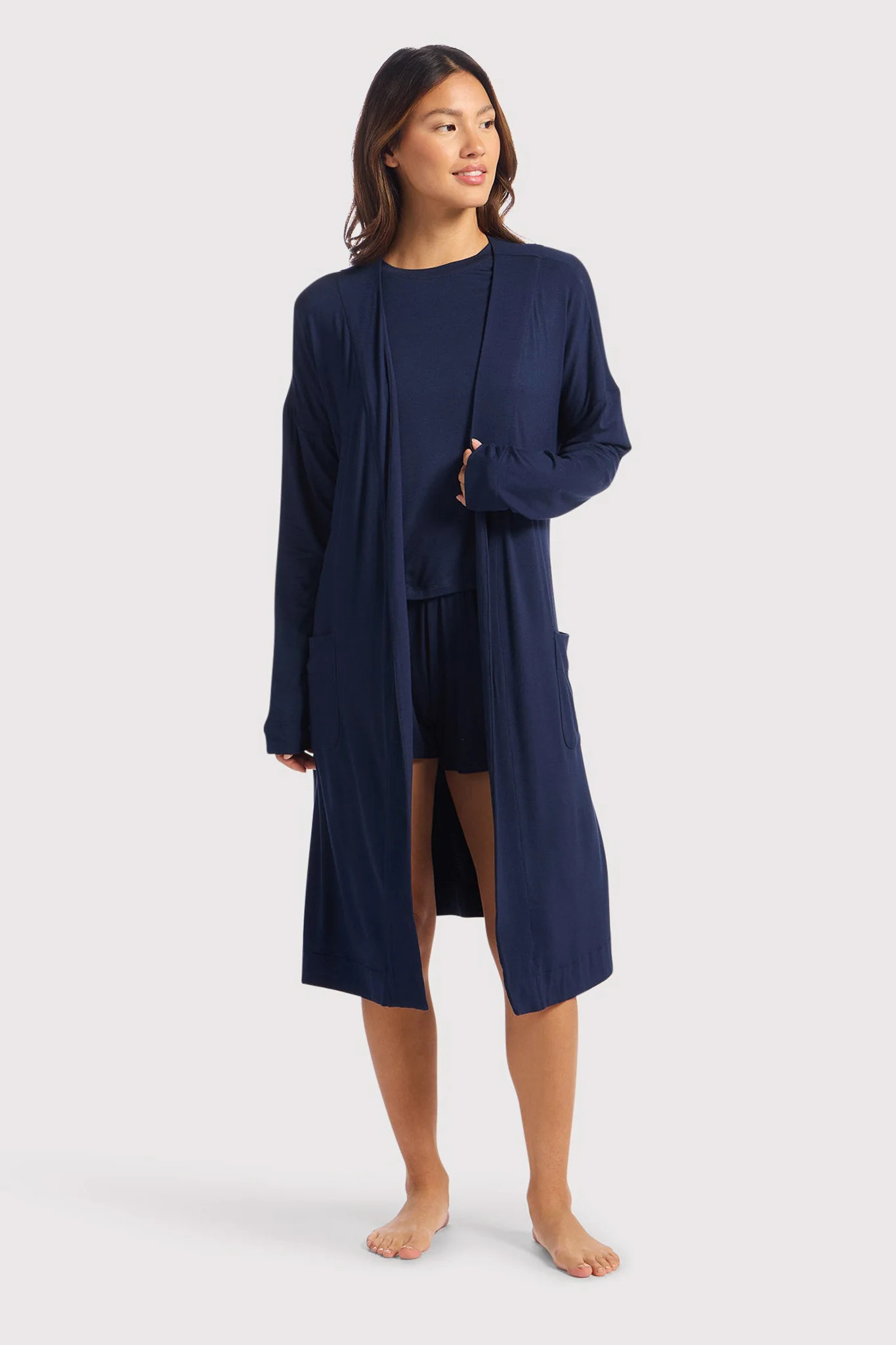 Lounge Robe | Navy | Nuuds US