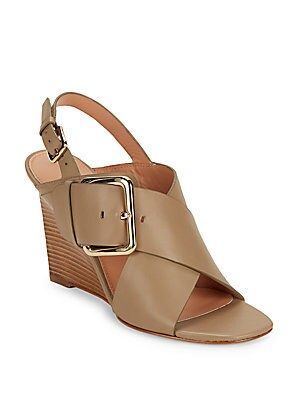 Xia Leather Wedge Sandals | Saks Fifth Avenue OFF 5TH