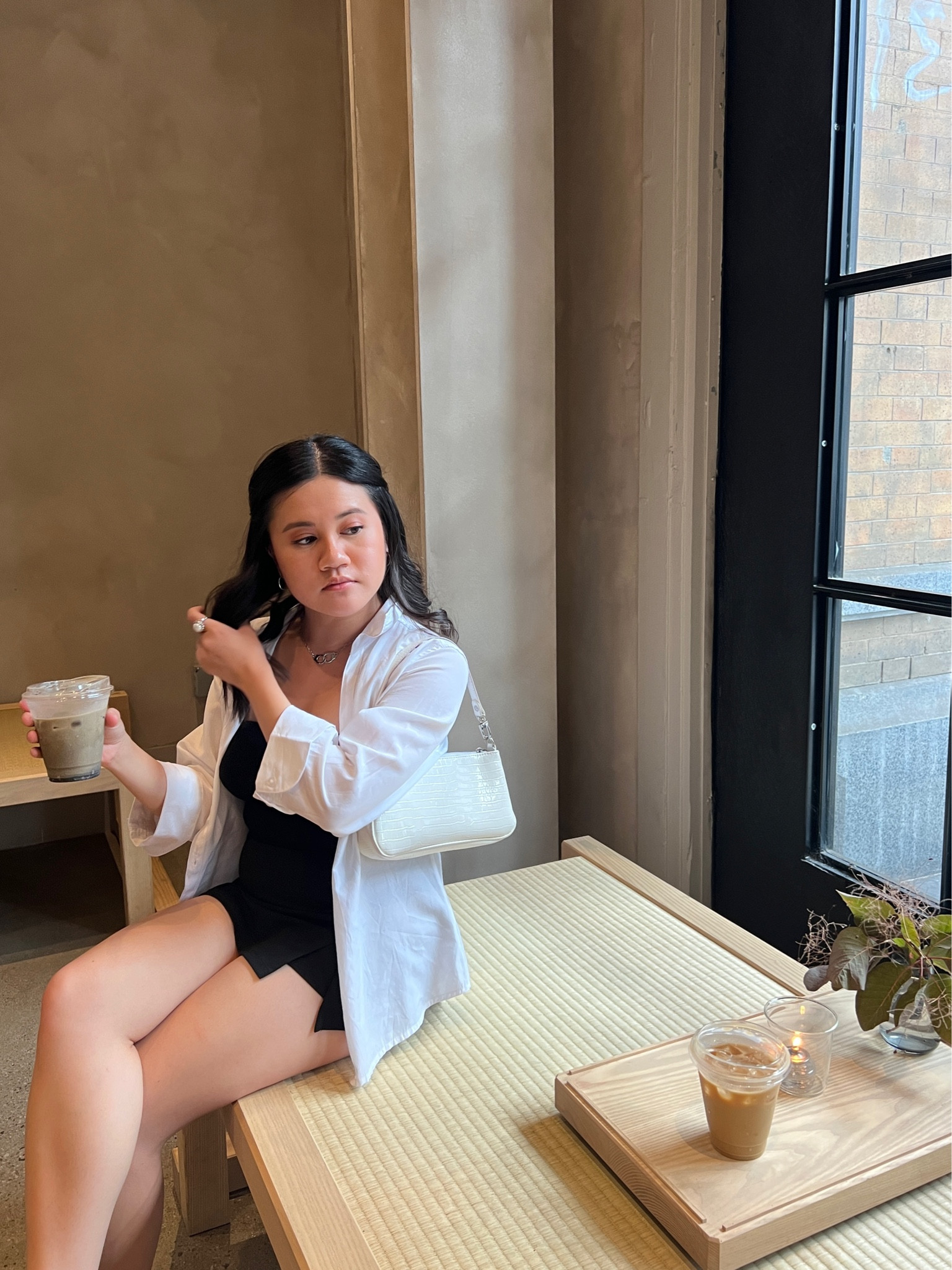 cafe hopping in minimalistic fashion

#LTKunder50 #LTKstyletip #LTKfit
