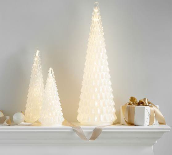 Light Up Caviar Beaded Glass Trees | Pottery Barn (US)