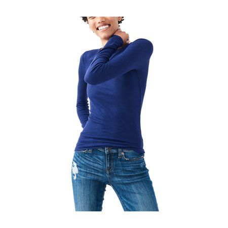 Aeropostale Womens Slim Fitting Ribbed Graphic T-Shirt | Walmart (US)