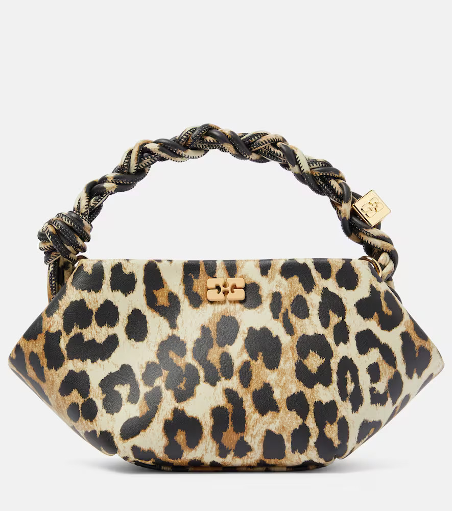 Ganni Bou Mini leopard-print shoulder bag | Mytheresa (DACH)