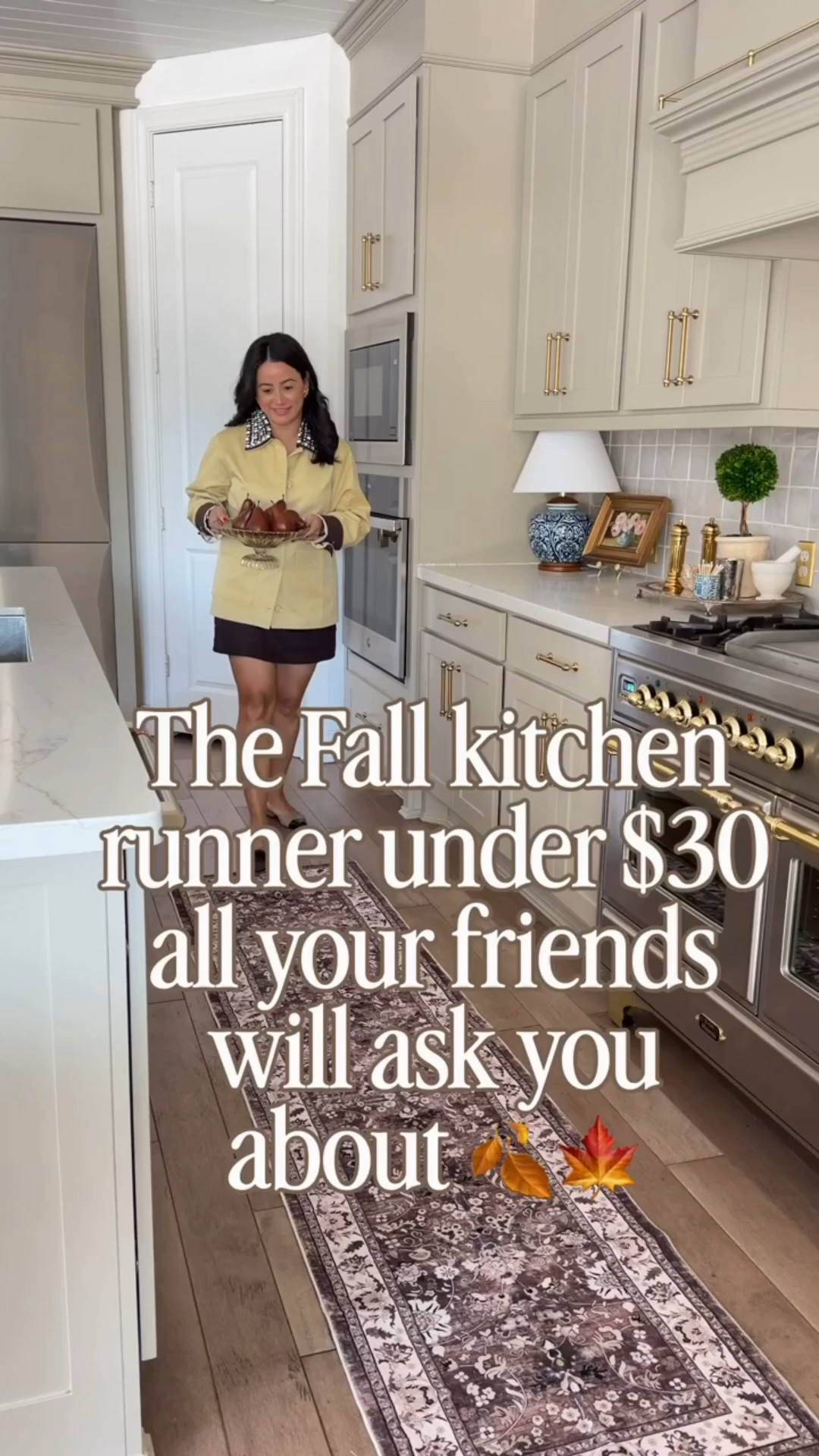 Fall kitchen runner
Follow me @miriamobrien on IG and TikTok 

#Amazon #AmazonHomeDecor #AmazonFall #Fall

#LTKHome #LTKOver40 #LTKSeasonal