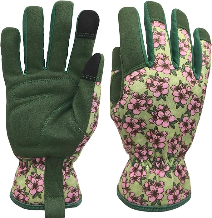 Thorn Proof&Puncture Resistant Gardening Gloves with Grip,Garden Glove for Women, Leather Yard Wo... | Amazon (US)