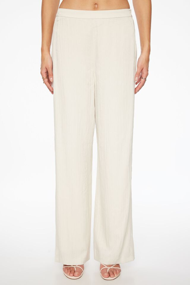 Crinkled Wide Leg Pants | Dynamite Clothing