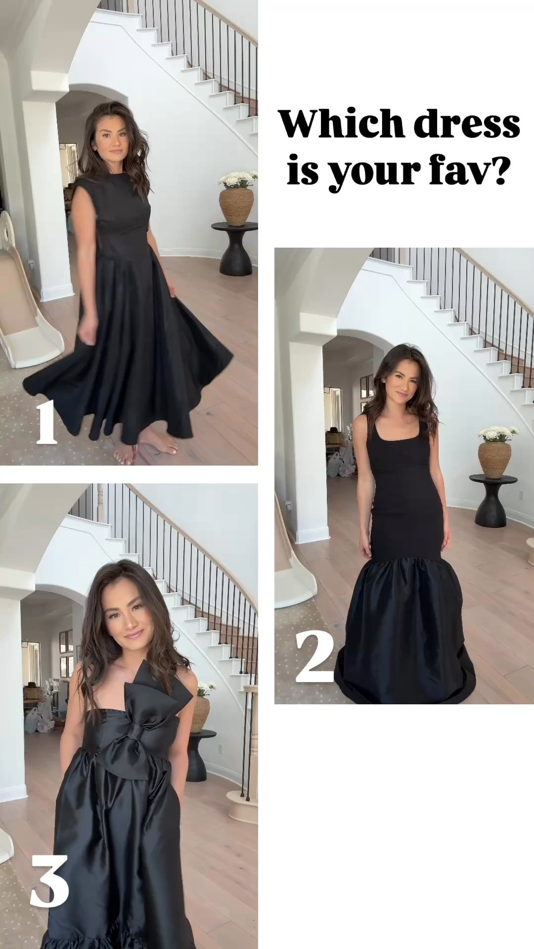 Which black wedding guest dress is your favorite? 

#LTKWedding #LTKParties
