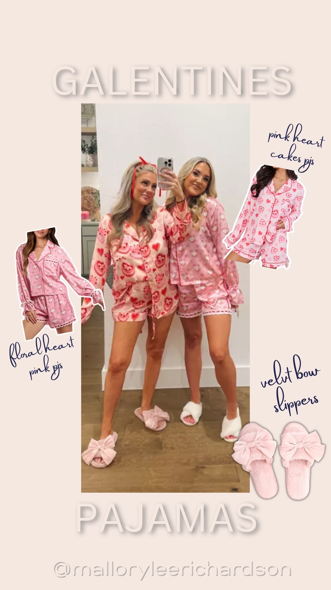 The perfect pjs for your Galentines slumber party!!

My original pjs are OOS, but linked a similar version from Pink Lily & they are on sale!!

Galentines, valentines pjs, valentines, pjs, pink pjs, slippers, valentines slippers, Mallory Lee Richardson 

#LTKFindsUnder100 #LTKSeasonal #LTKSaleAlert
