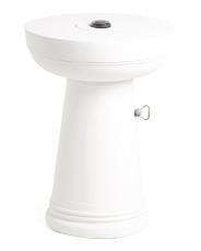 24in Outdoor Umbrella Holder Side Table | Marshalls