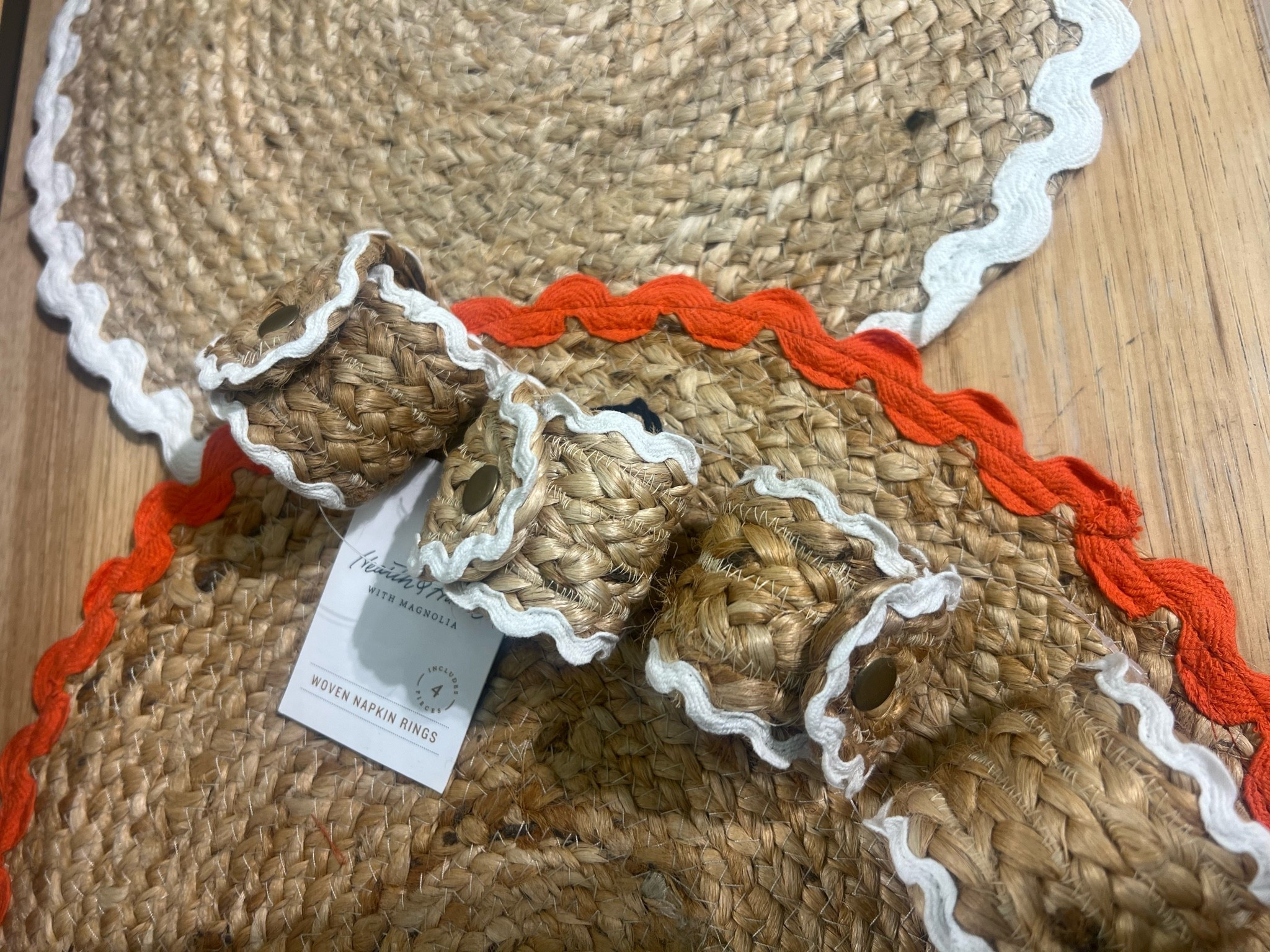 Obsessed! 🧡
… how cute are these summery placemats and napkin rings by Joanna Gaines? (Napkin holders on sale currently!) Perfectly summery!

#LTKfoodie #LTKSeasonal #LTKSaleAlert