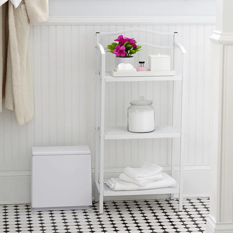 Tarbes Metal Freestanding Bathroom Shelves | Wayfair North America