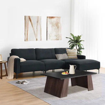 Modern Sofa and Coffee Table Set - Stylish Living Room Furniture Combo | Wayfair North America