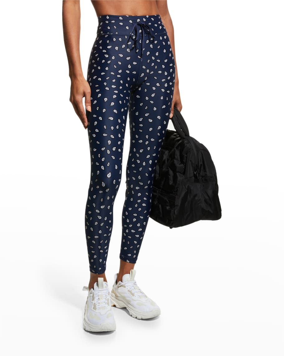 The Upside Ditsy Paisley Midi Pants | Neiman Marcus