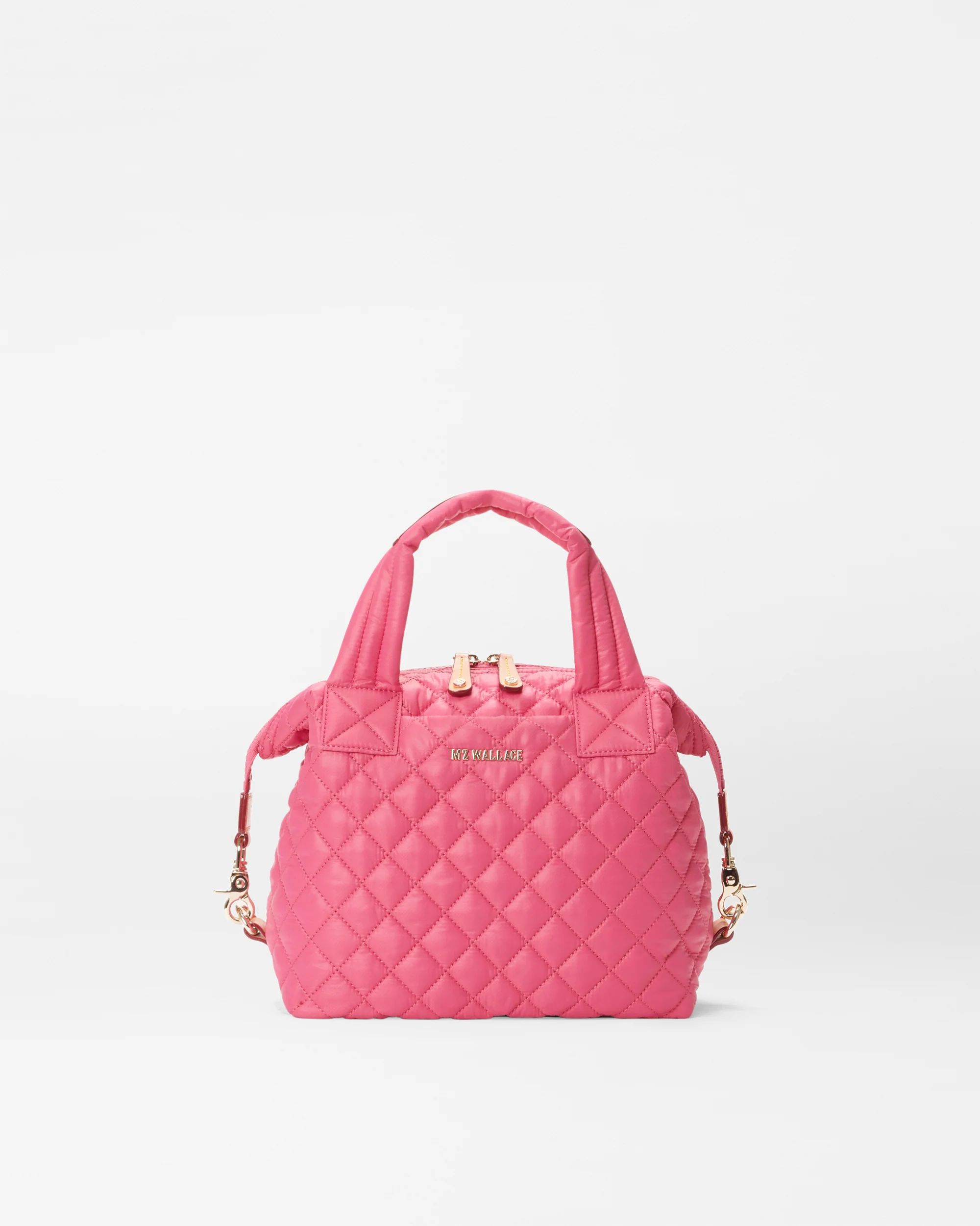 Small Sutton Deluxe Quilted Crossbody Bag in Zinnia| MZ Wallace | MZ Wallace