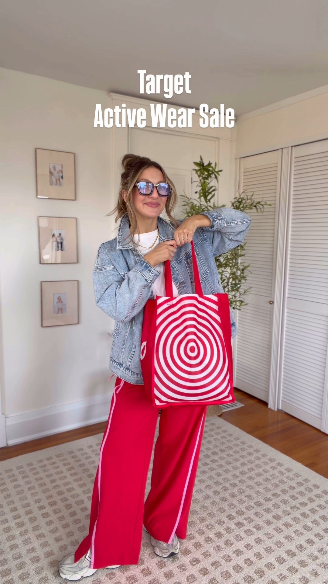 Target activewear sale!!
Size M red wide leg pants
Size S joggers 
Size L pink and red quarter zip
Size M blue tshirt 
Size M red sports bra & leggings 

#LTKfitnessgoals #LTKActive #LTKmomlife