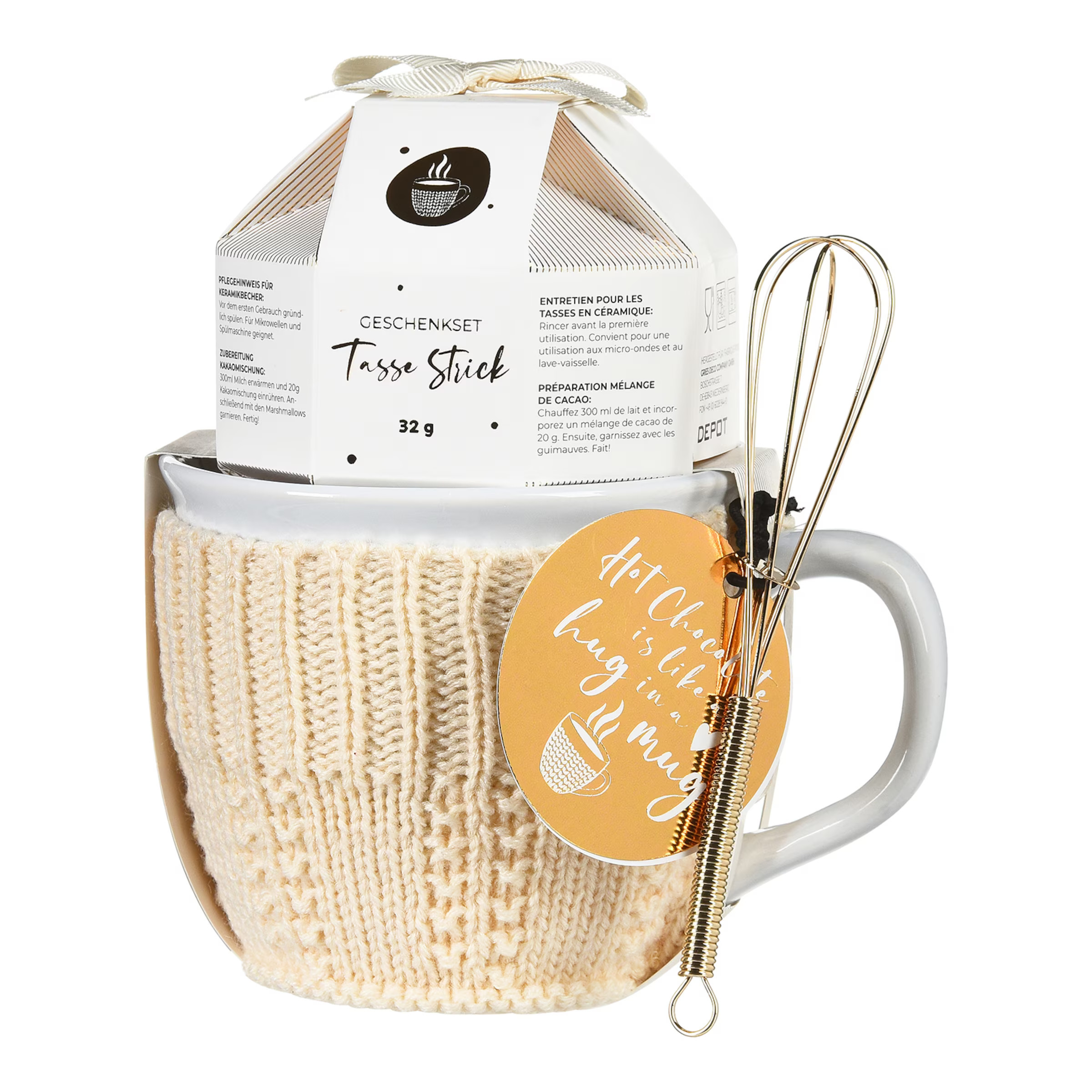 Geschenk-Set Tasse Strick online kaufen | DEPOT | DEPOT Onlineshop DE