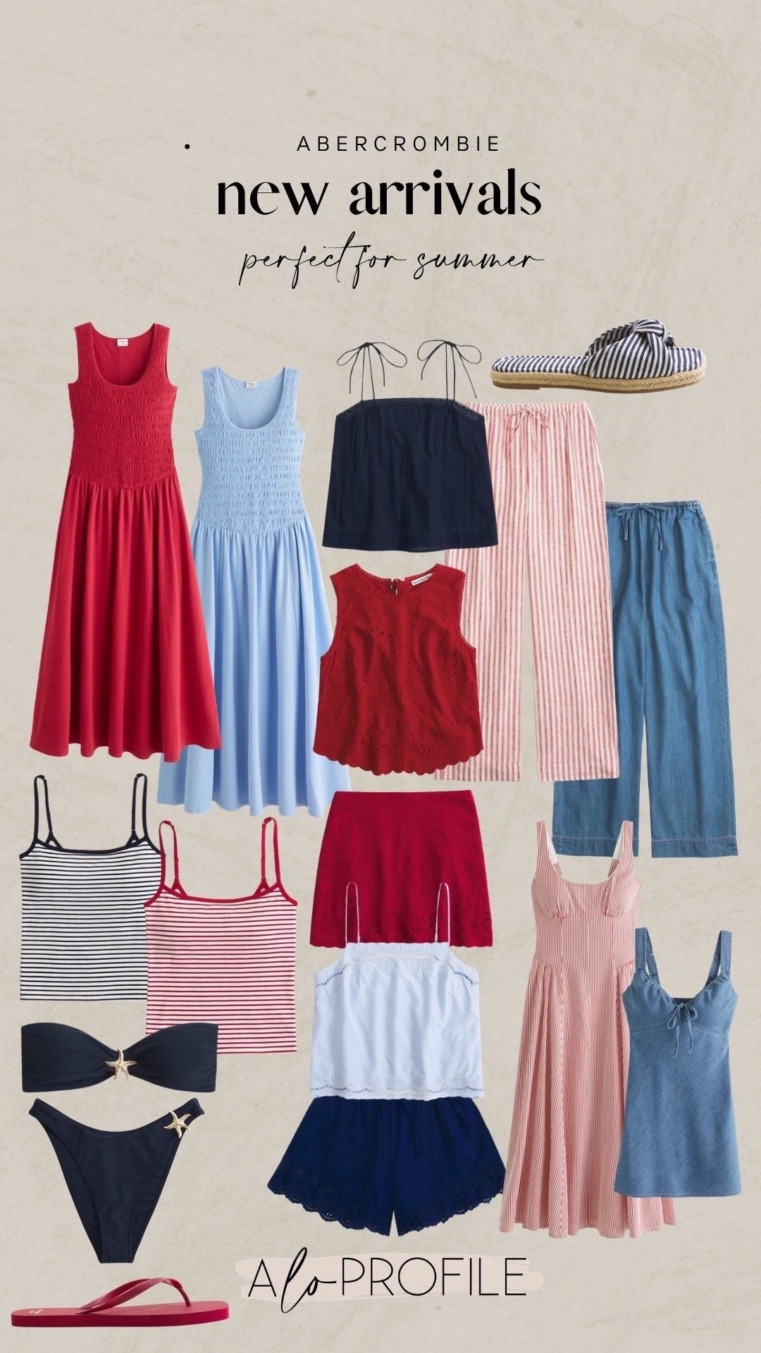 Americana Outfit Inspo via Abercrombie 💙♥️