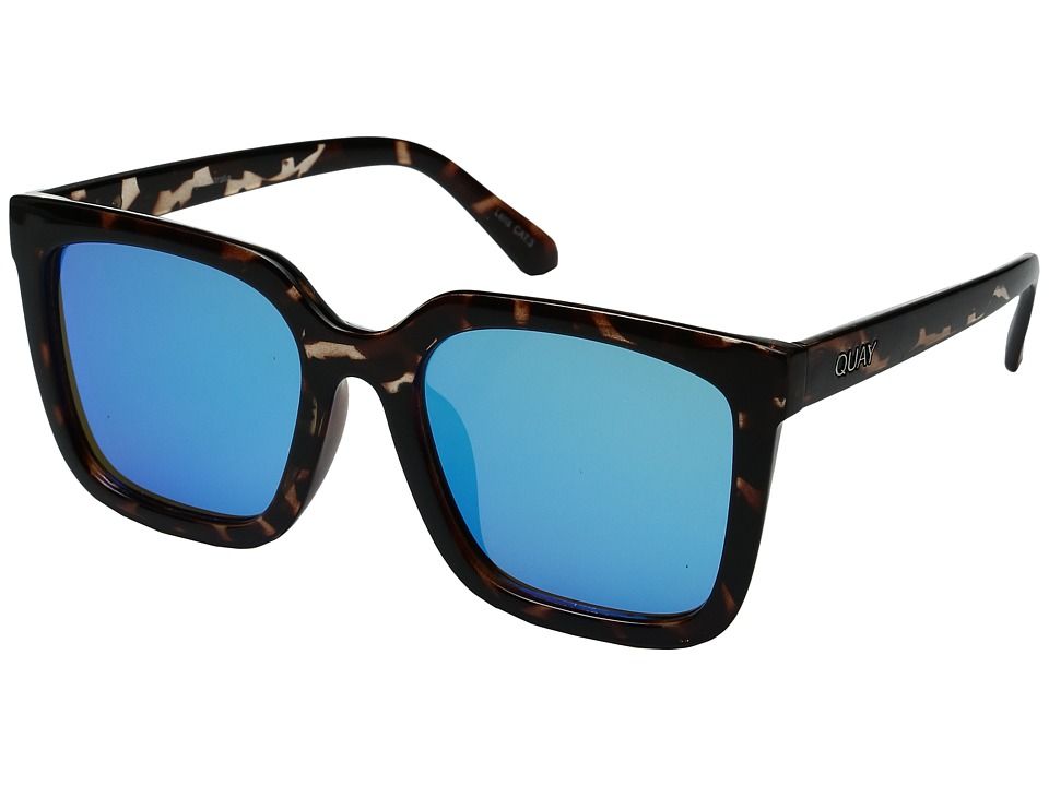 QUAY AUSTRALIA - Genesis (Tortoise/Blue) Fashion Sunglasses | Zappos