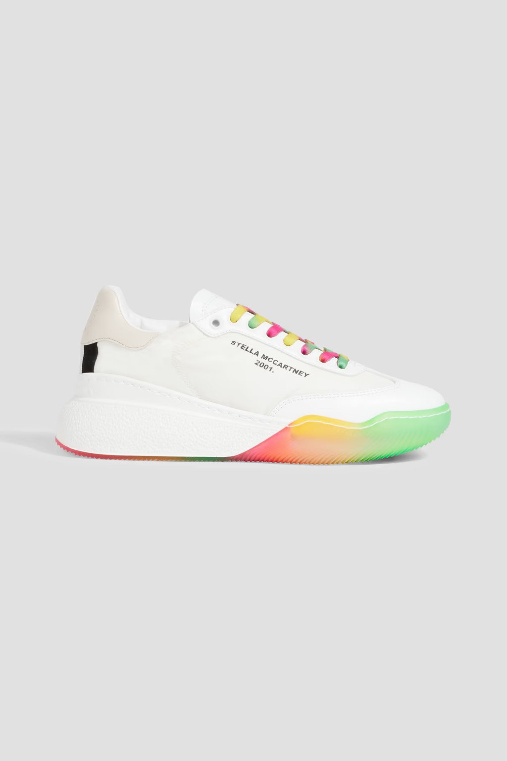 Loop shell and faux leather sneakers | The Outnet (US and CA)