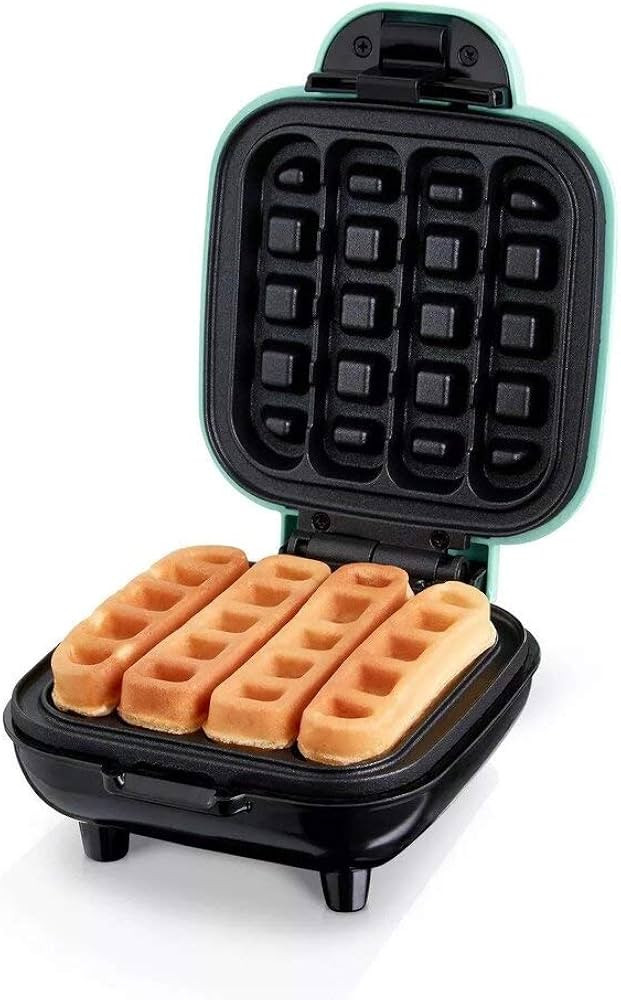 DASH Mini Waffle Stick Maker 4 inch, Aqua | Amazon (US)