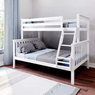 Max and Lily Twin over Full Bunk Bed | Overstock.com Shopping - The Best Deals on Kids' Beds | 38... | Bed Bath & Beyond