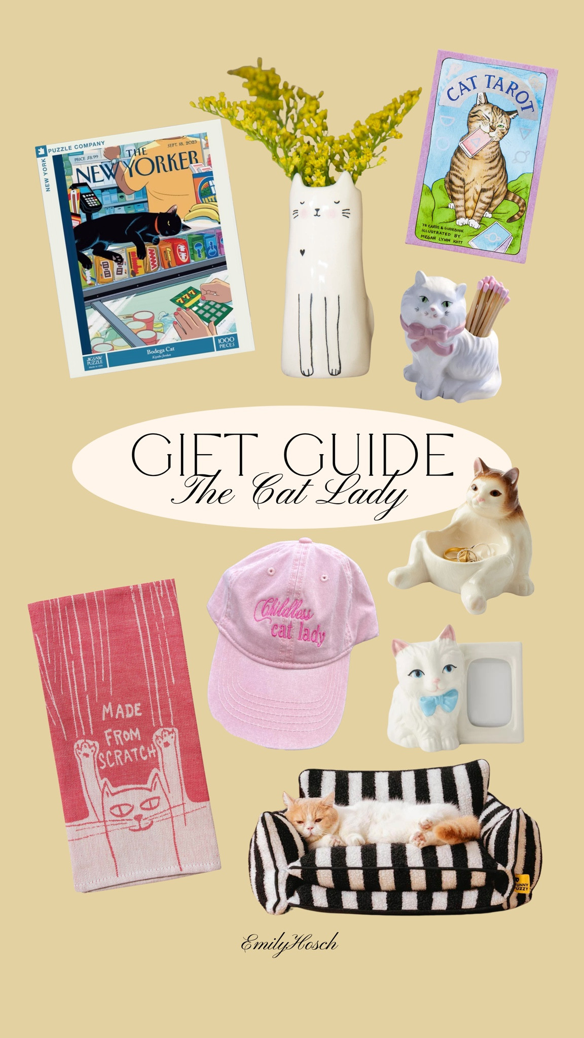 Cat Mom Gift Ideas

The purrrrfect gift guide for the cat lovers in your life! DM for details on unlinked items. 💗 🐈 

Cat gifts  cat mom  cat mom gift  cat trinket dish  childless cat lady hat  kitchen towels  puzzles  vases  home decor  unique gifts  gift guide  Christmas gift  match holder  trending items  cat bed  coquette  urban outfitters  emilyhosch 

#LTKHome #LTKHoliday #LTKGiftGuide