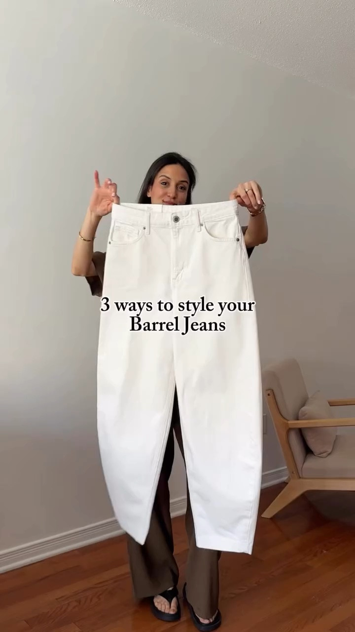 3 Barrel jeans outfit ideas! Comment SHOP for links.

Also, everything is linked on my LTK.

#zaraoutfit #barreljeans #zaranewin