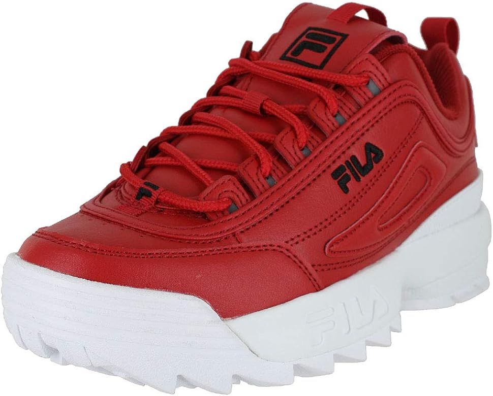 Kids Disruptor II Sneakers Red/Navy/White | Amazon (US)