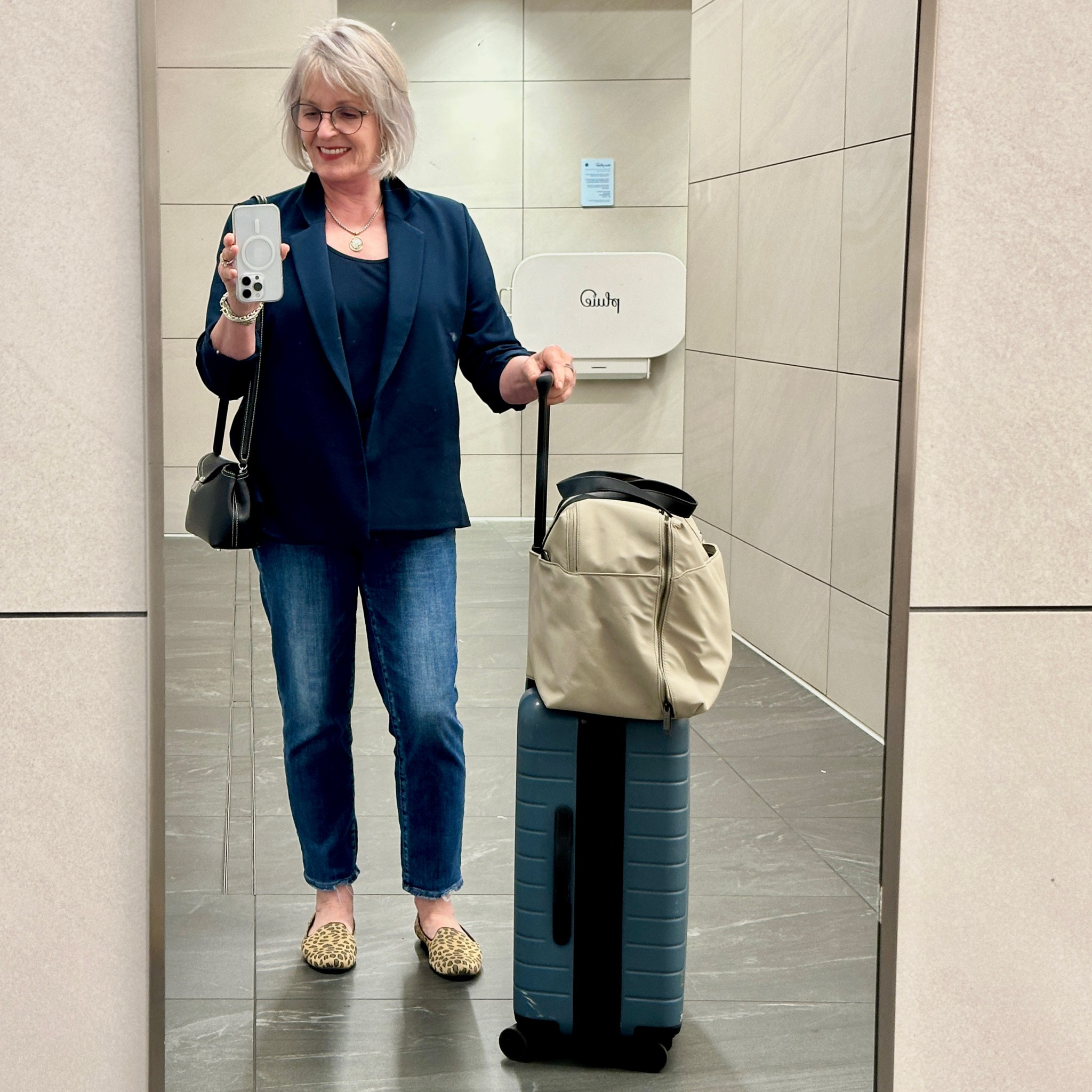 Travel style in a soft ponte blazer that stretches in all the right places in the most gorgeous Adriatic blue.


#LTKOver50 #ageless style

#LTKOver40 #LTKCon #LTKTravel