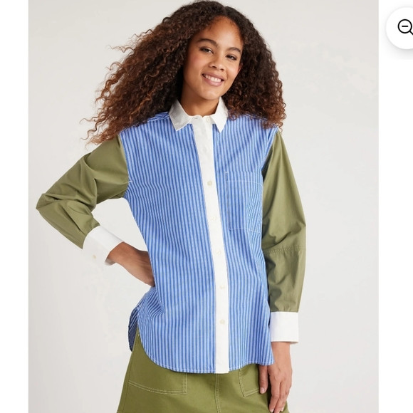 Free Assembly Buttondown Boxy Tunic Shirt | Poshmark