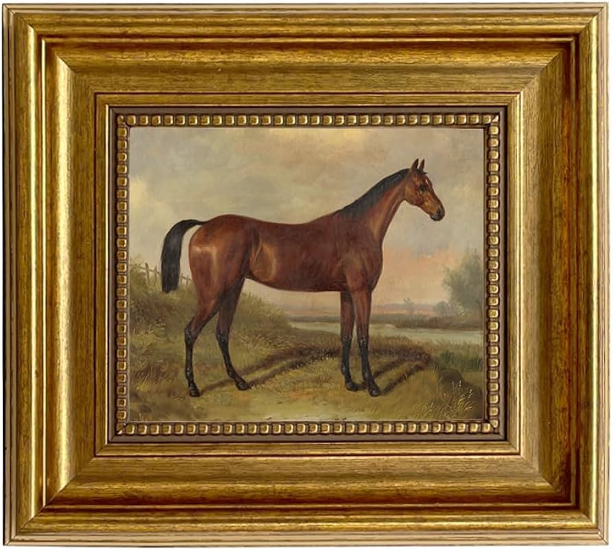 Schooner Bay Co. – William Barraud Hunter in Landscape Oil Painting Print on Canvas in Antiqued... | Amazon (US)