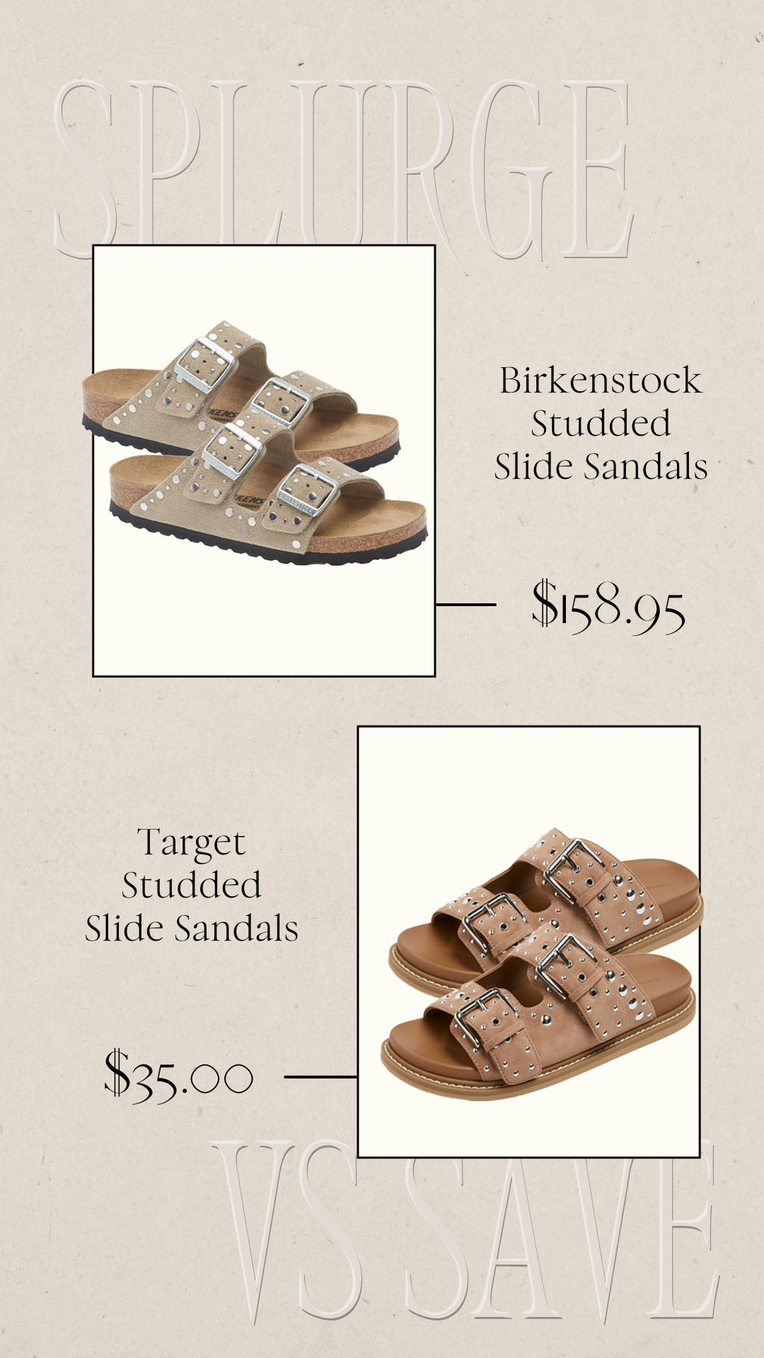 Splurge vs Save | Save vs Splurge | Birkenstock Look for Less 

 #LTKootd #LTKSeasonal