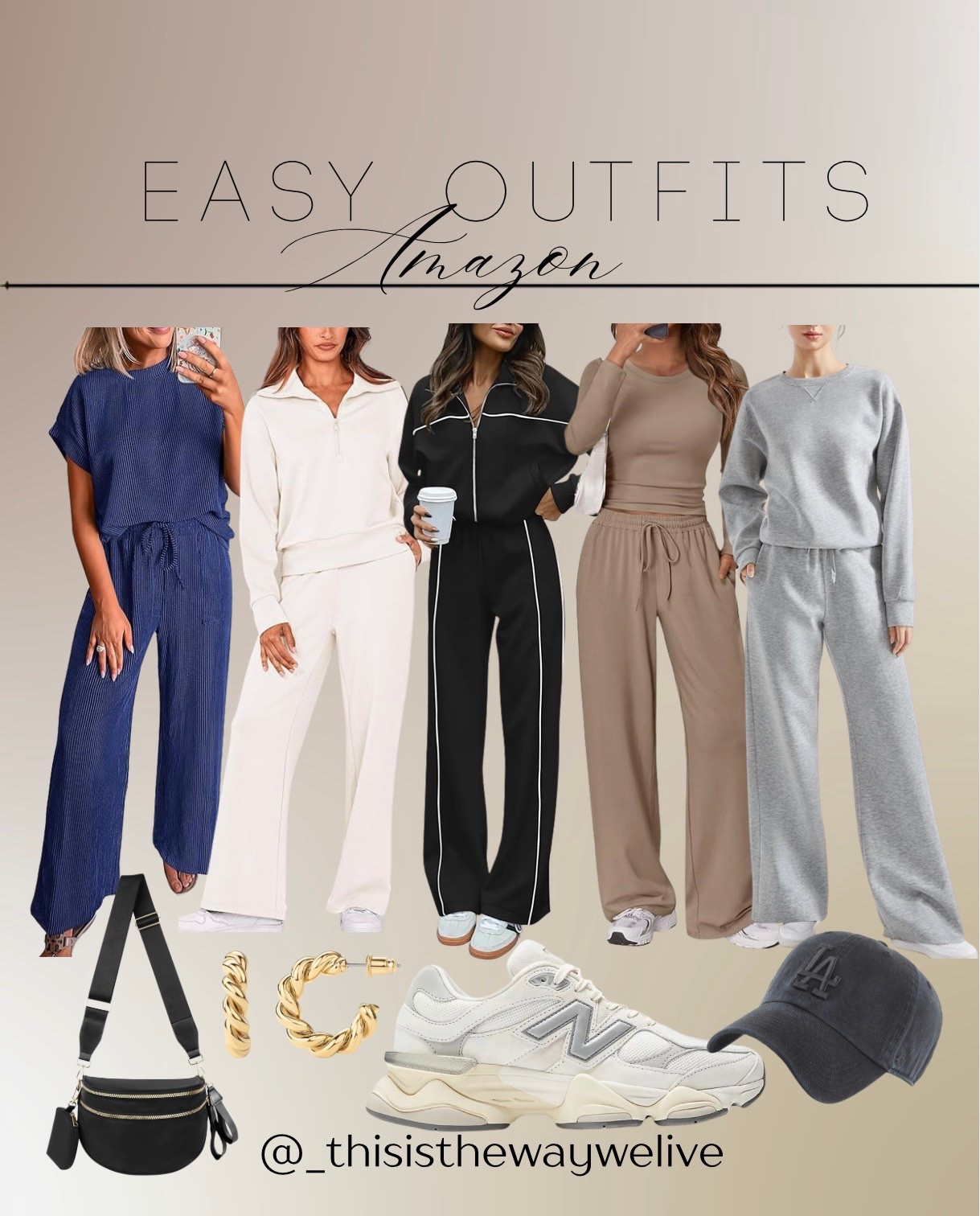 For the days it’s hard to “find something to wear”. A set can solve your problem. 😉

#LTKmomlife #LTKootd #LTKOver40