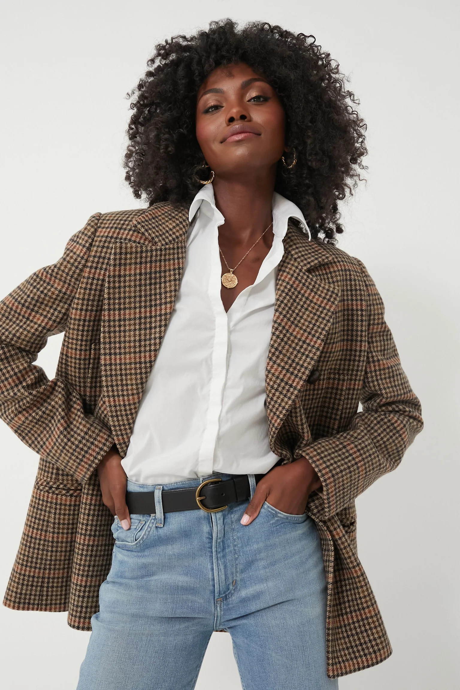 Houndstooth Wool Tweed Kensington Blazer | Tuckernuck (US)