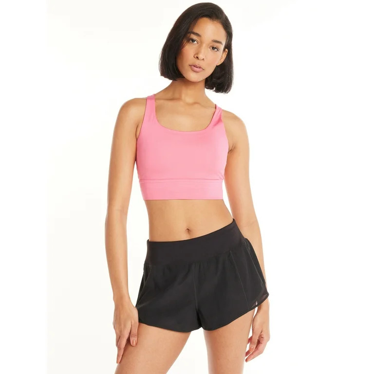 Avia Women's High Impact Strappy Molded Cup Sports Bra, Sizes XS-XXXL | Walmart (US)