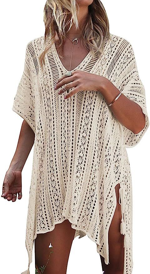 HARHAY Women's Summer Swimsuit Bikini Beach Swimwear Cover up | Amazon (US)