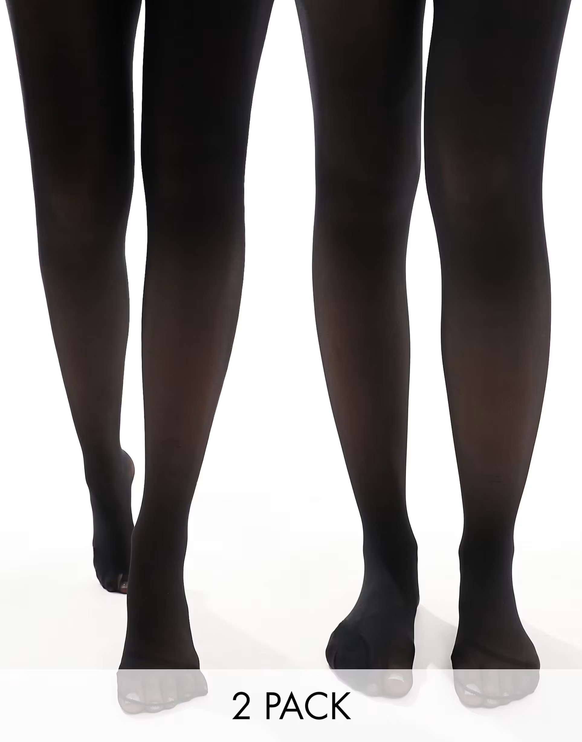 ONLY 40 den 2 pack tights in black | ASOS (Global)
