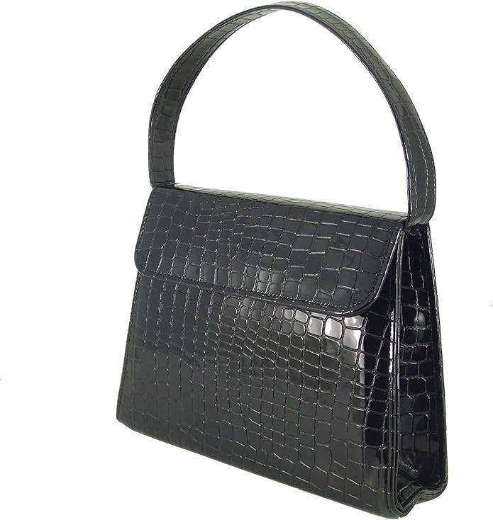 LONI Clutch Handbag Purse for Women | Shoulder & Top-Handle Grab Handbag | Patent leather Bag for... | Amazon (US)