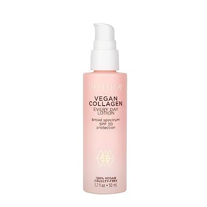 Pacifica Beauty Vegan Collagen SPF 30 Broad Spectrum Sunscreen Every Day Face Lotion, UVA/UVB Pro... | Amazon (US)