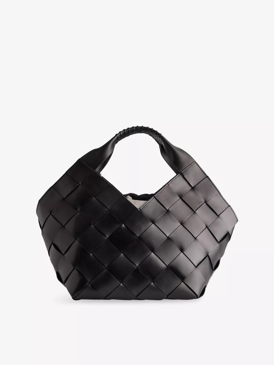 Botteghe Leather Mini Tote Bag | Selfridges